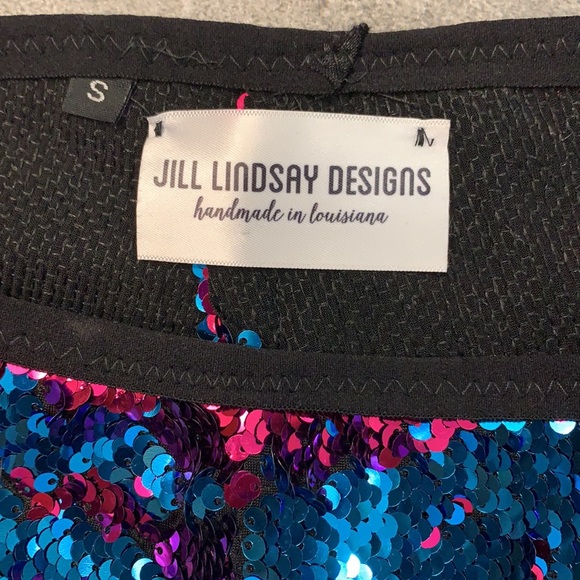 NWOT Booty Shorts Reversible Sequins Handmade - Picture 4 of 10